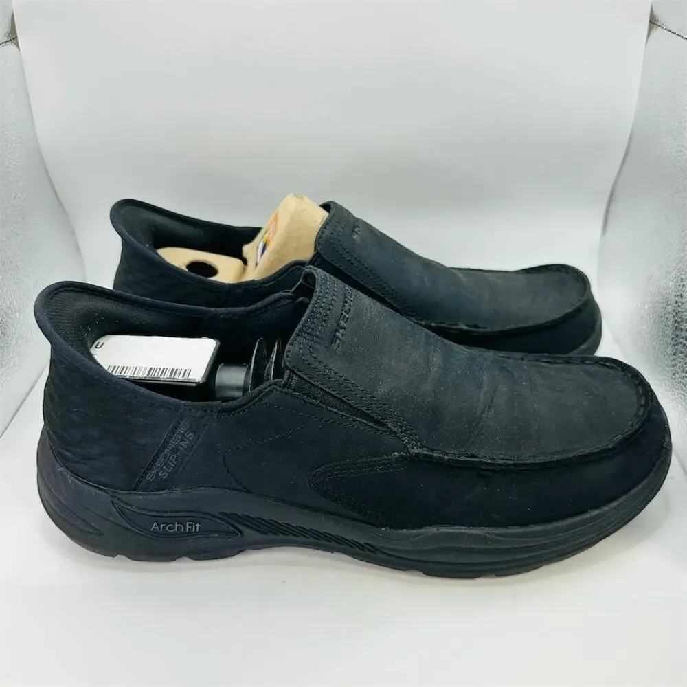 Skechers Slip-ins Arch Fit Motley Milo Men's Loafers Black Size 11